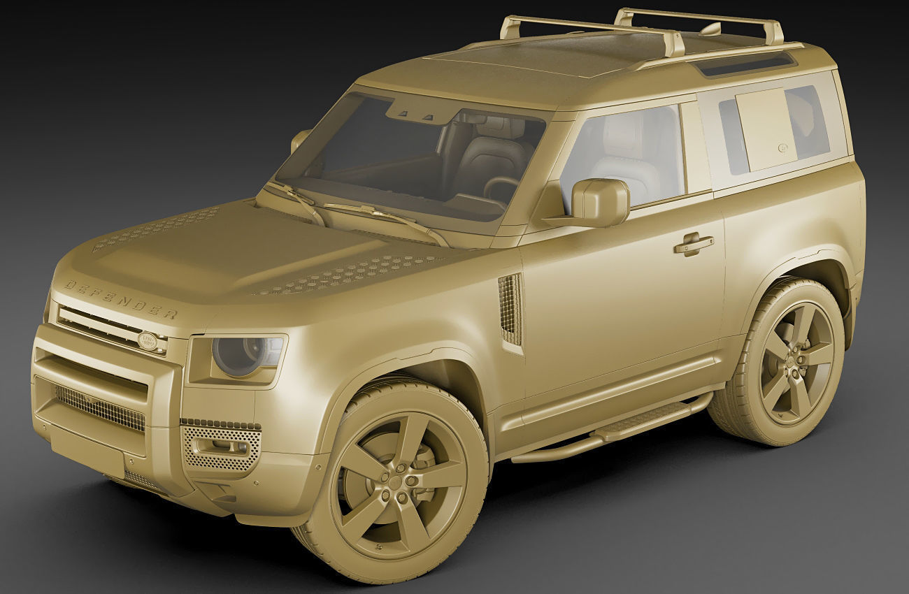 Land Rover Defender 90 2020 3D model_18
