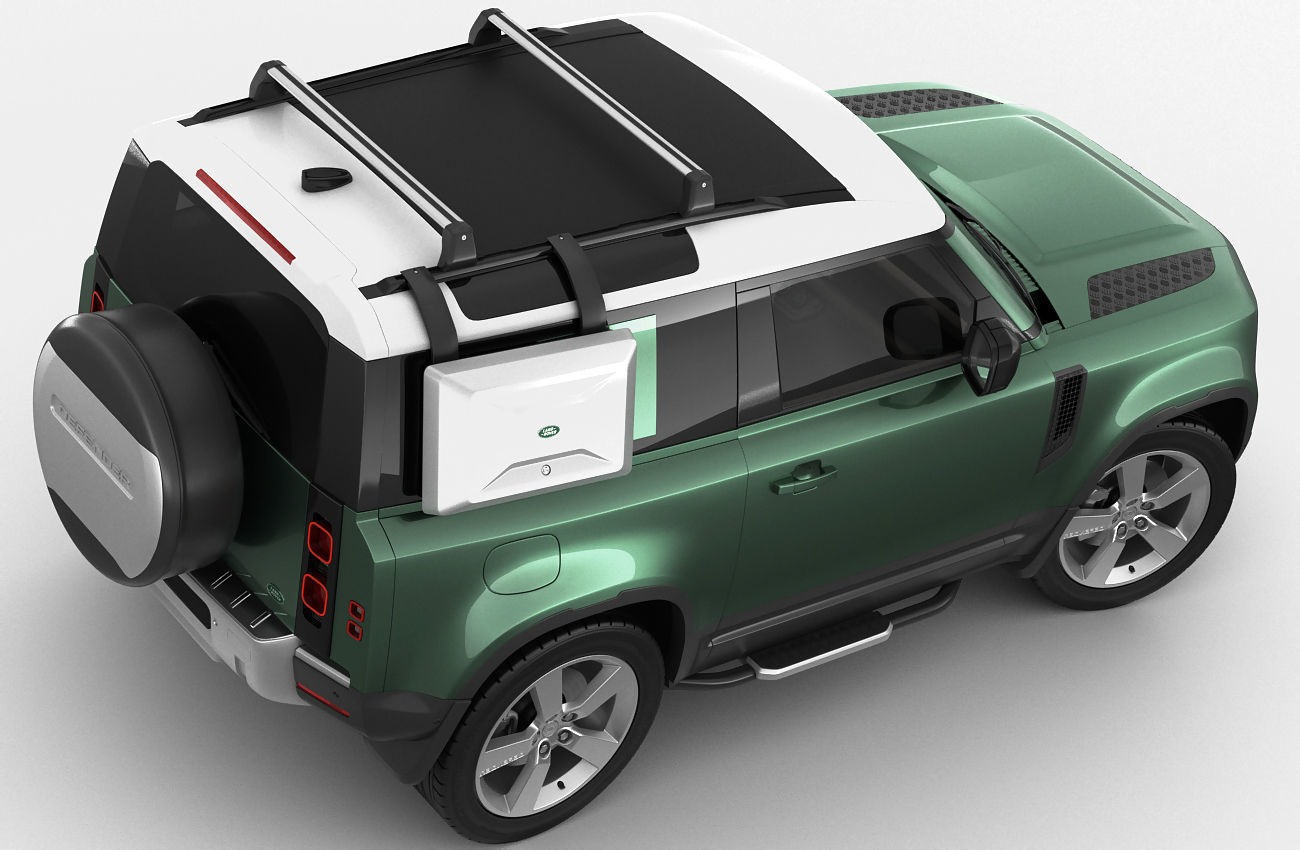 Land Rover Defender 90 2020 3D model_6