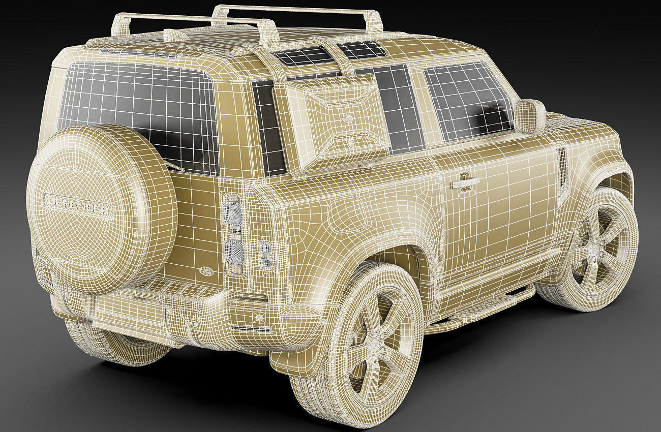 Land Rover Defender 90 2020 3D model_23