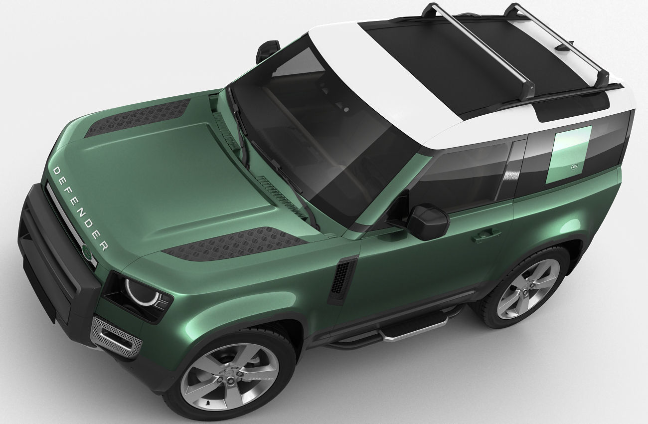 Land Rover Defender 90 2020 3D model_5