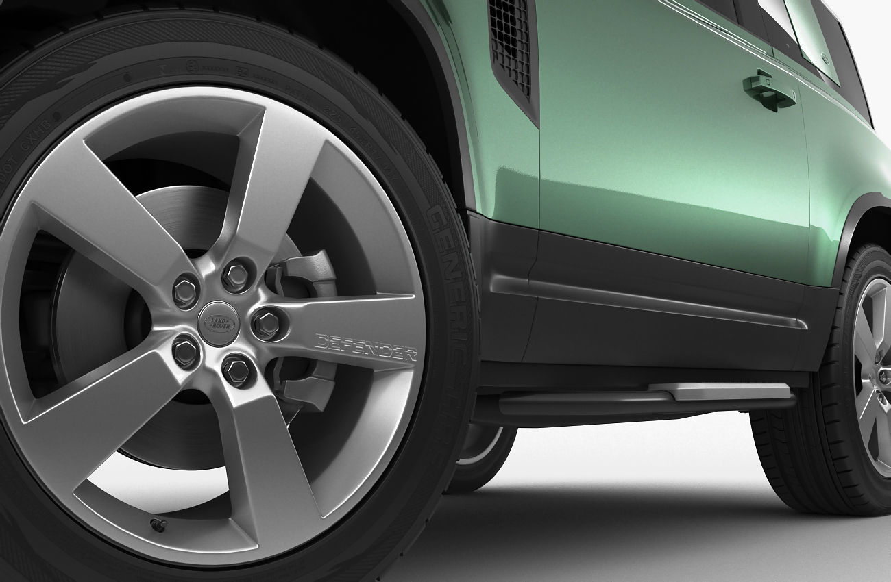 Land Rover Defender 90 2020 3D model_9