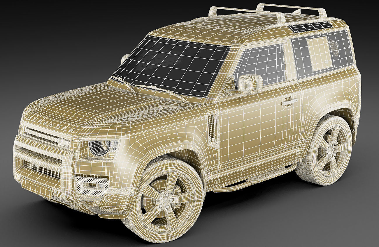 Land Rover Defender 90 2020 3D model_22