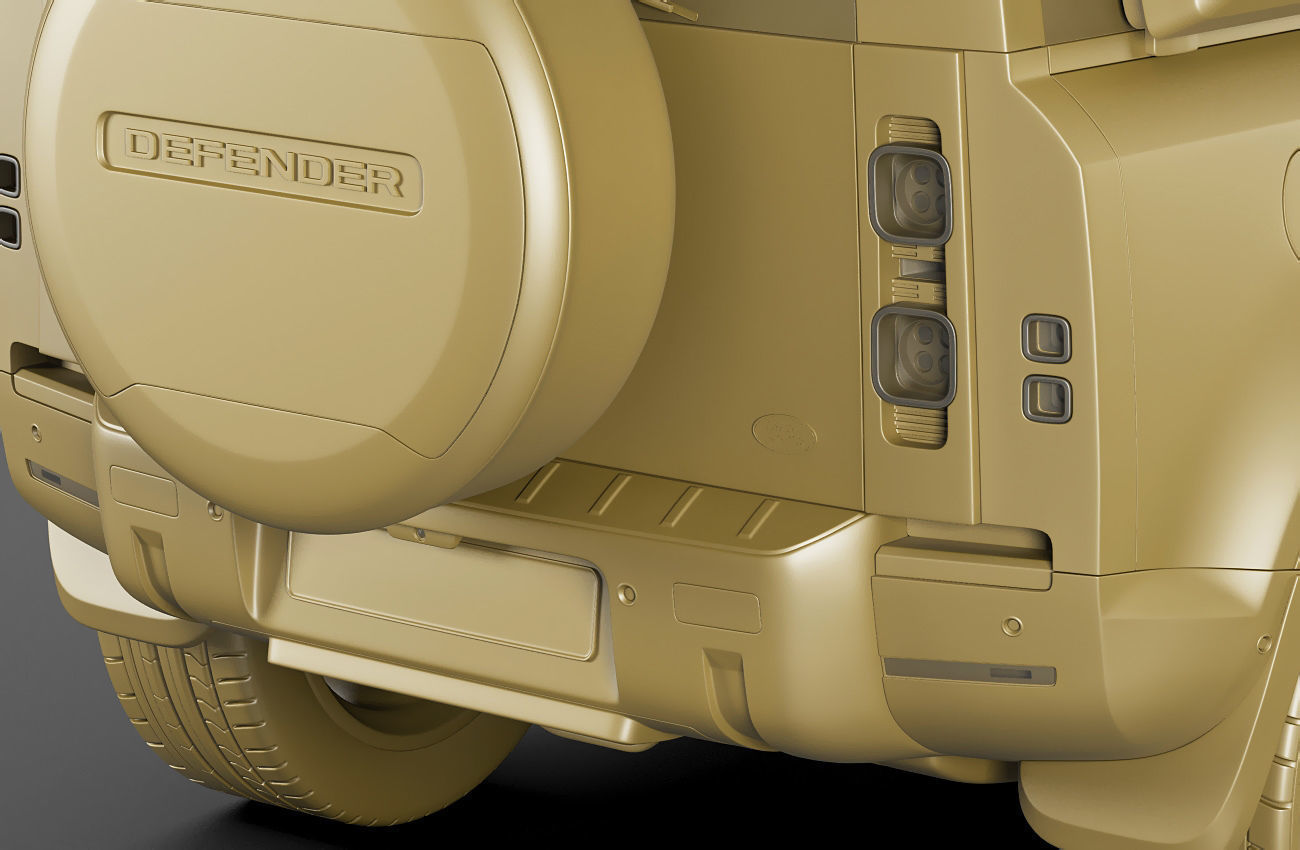 Land Rover Defender 90 2020 3D model_21