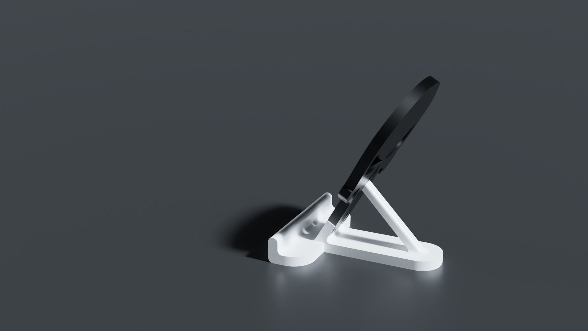 Punisher Skull Smartphone Stand 3D print model_8