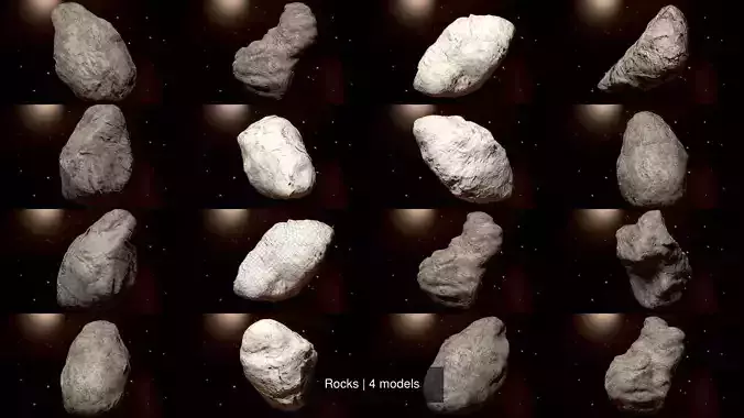 Rocks asteroid - asteroid