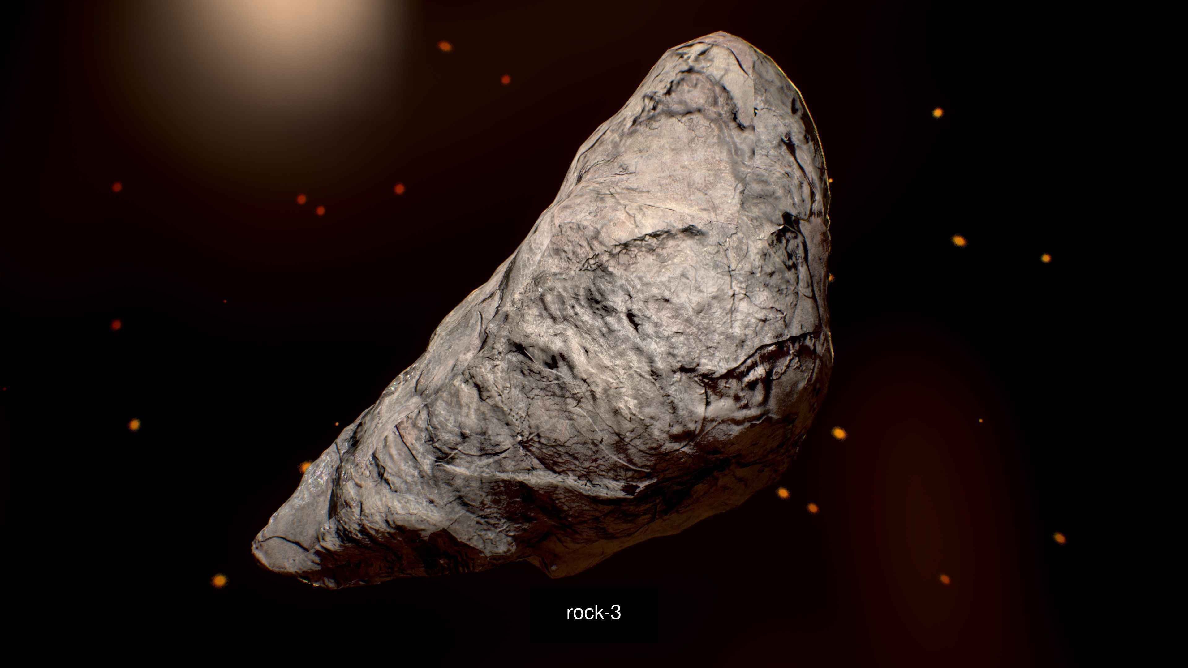 Rocks asteroid - asteroid 3D Model Collection_4