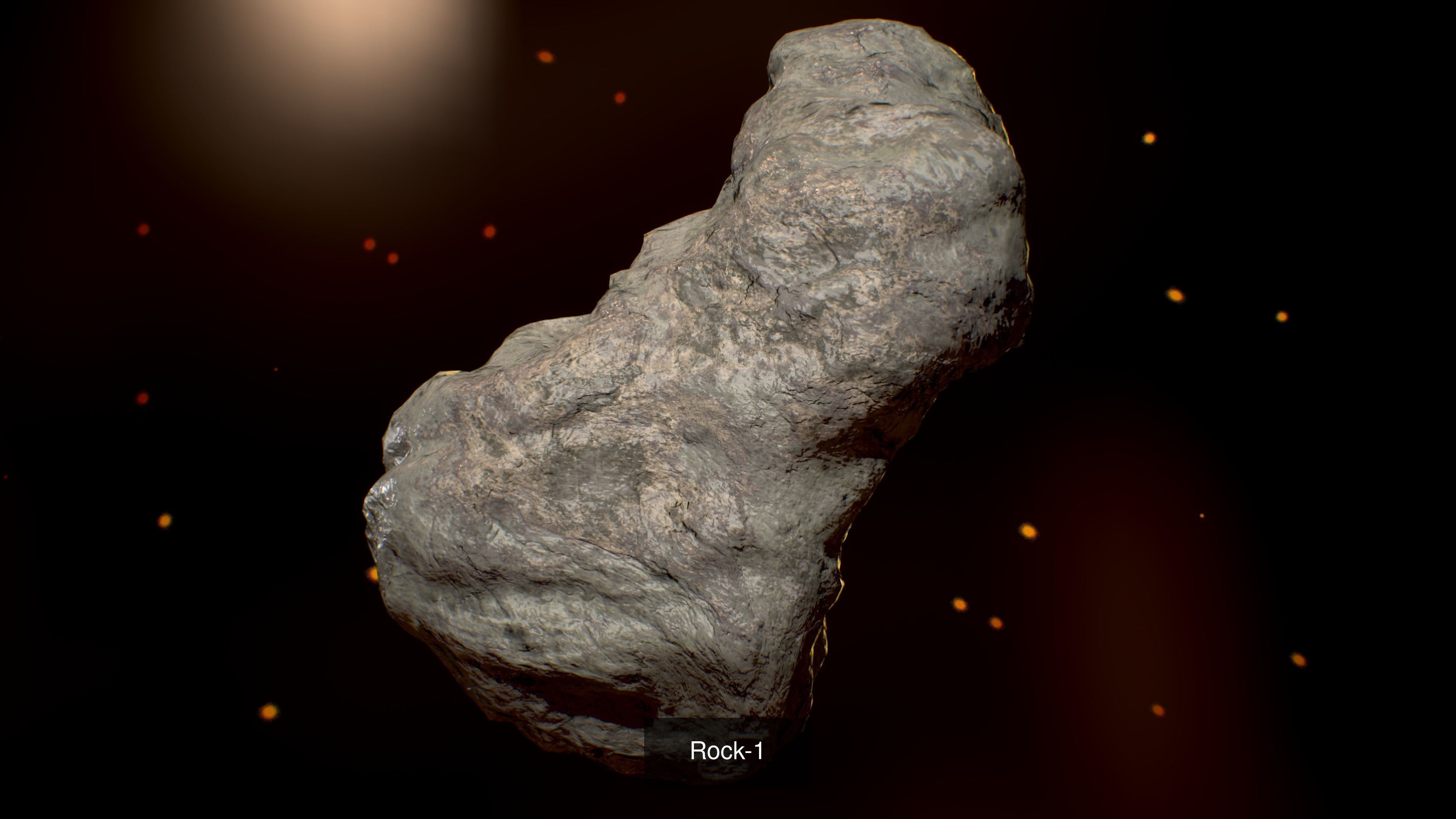 Rocks asteroid - asteroid 3D Model Collection_2