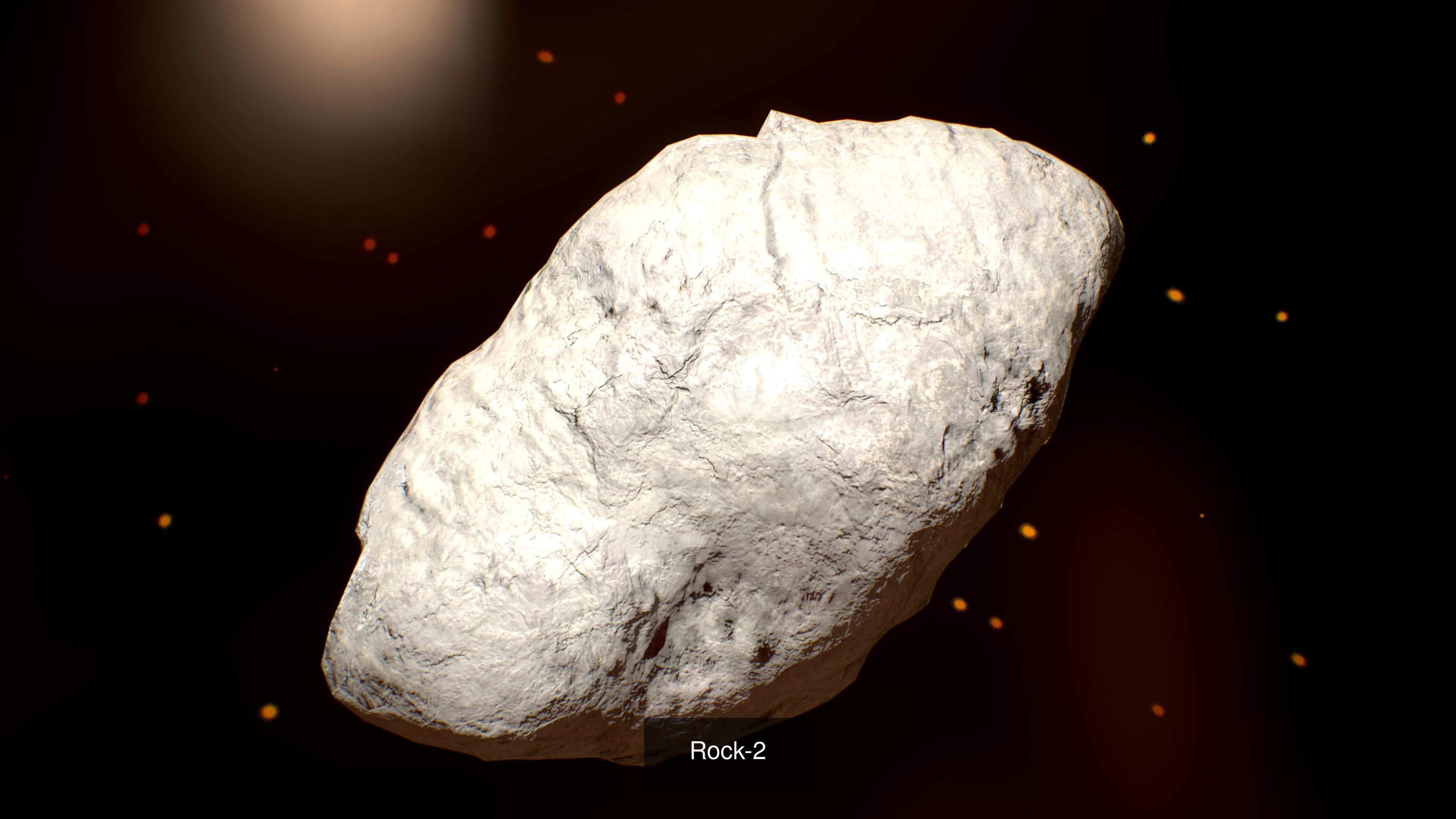 Rocks asteroid - asteroid 3D Model Collection_3