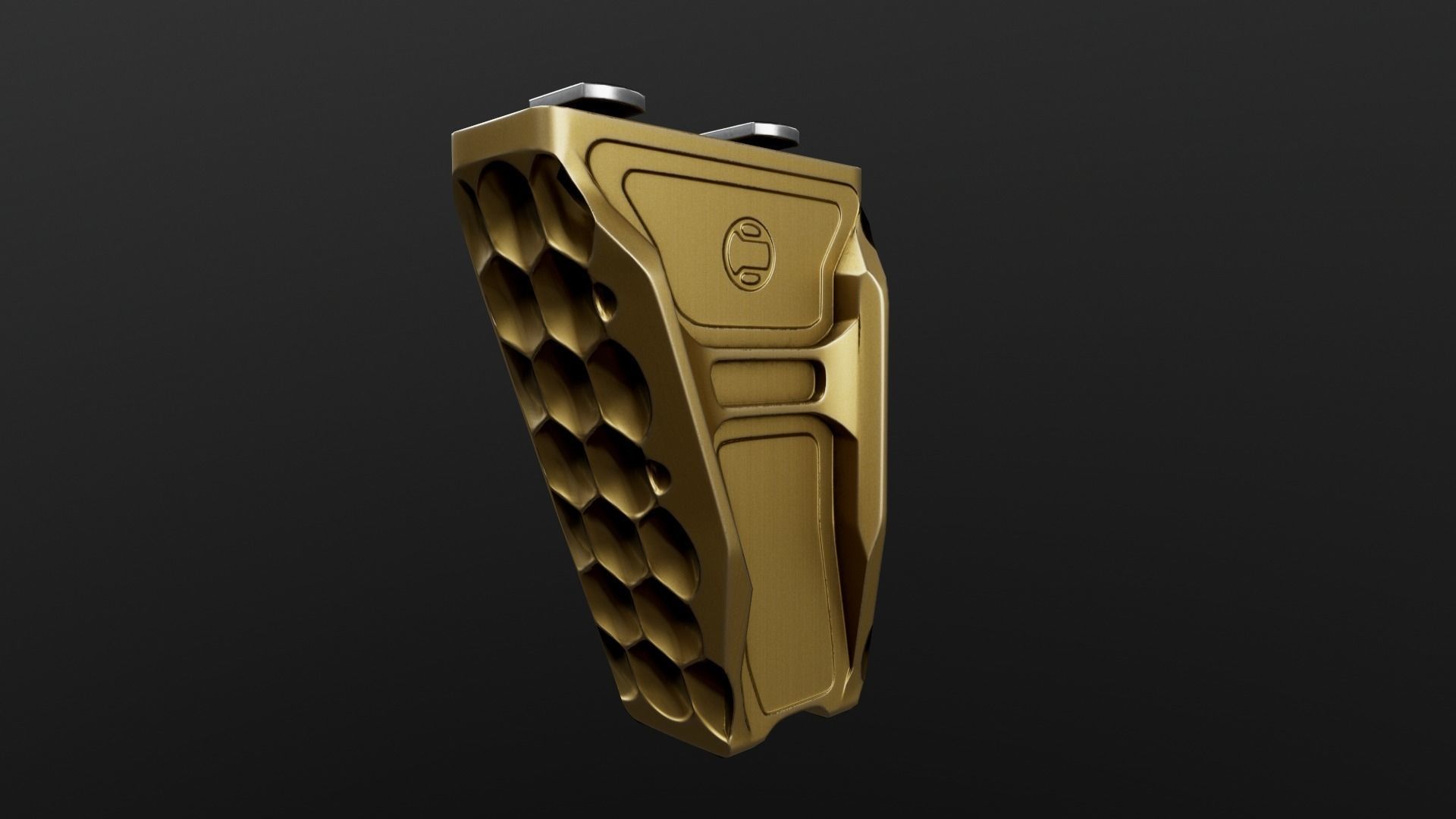 Railscales Anchor MLOK Vertical Grip Low-poly 3D model_14