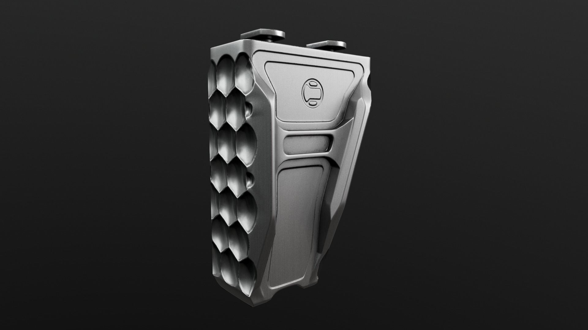 Railscales Anchor MLOK Vertical Grip Low-poly 3D model_27