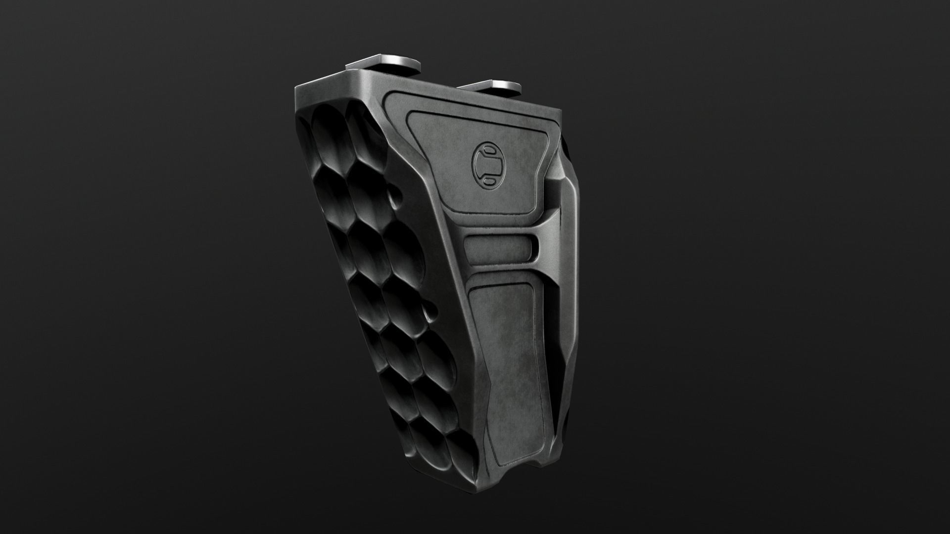 Railscales Anchor MLOK Vertical Grip Low-poly 3D model_13
