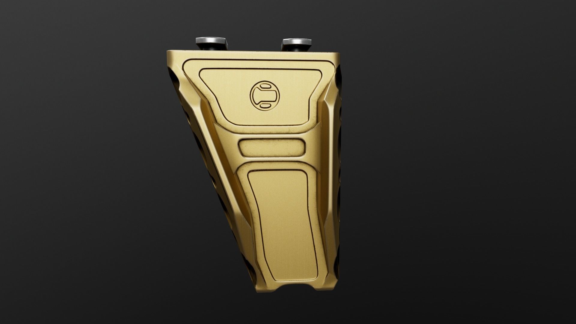 Railscales Anchor MLOK Vertical Grip Low-poly 3D model_17