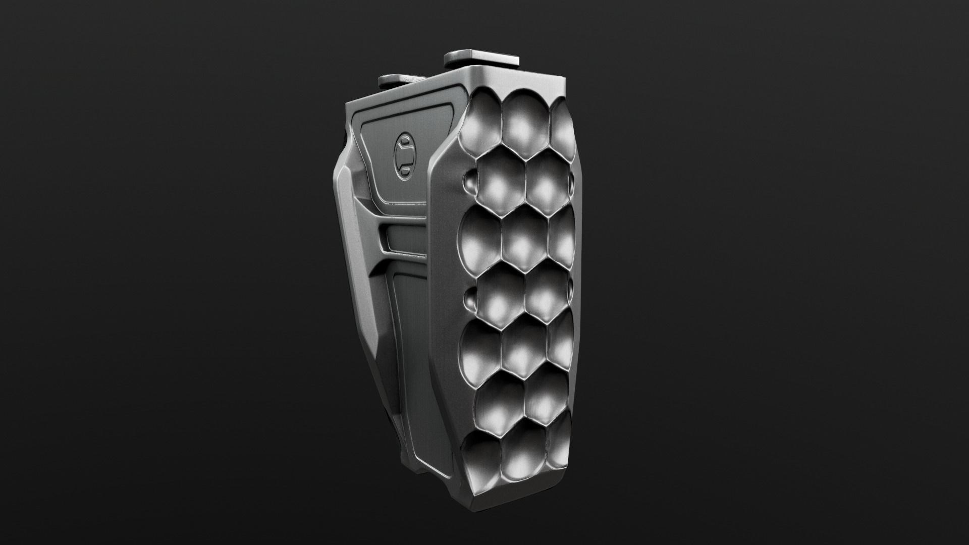 Railscales Anchor MLOK Vertical Grip Low-poly 3D model_21