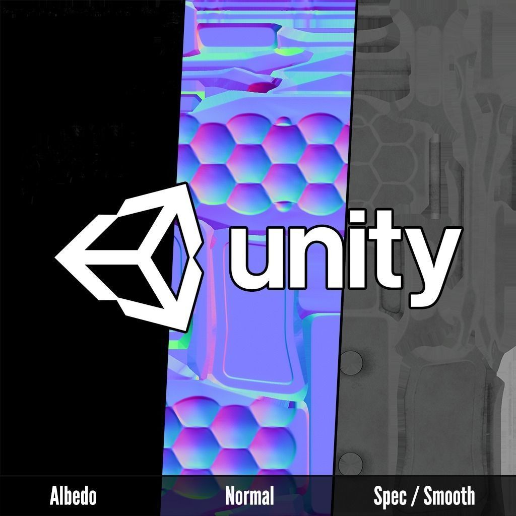 Railscales Anchor MLOK Vertical Grip Low-poly 3D model_29