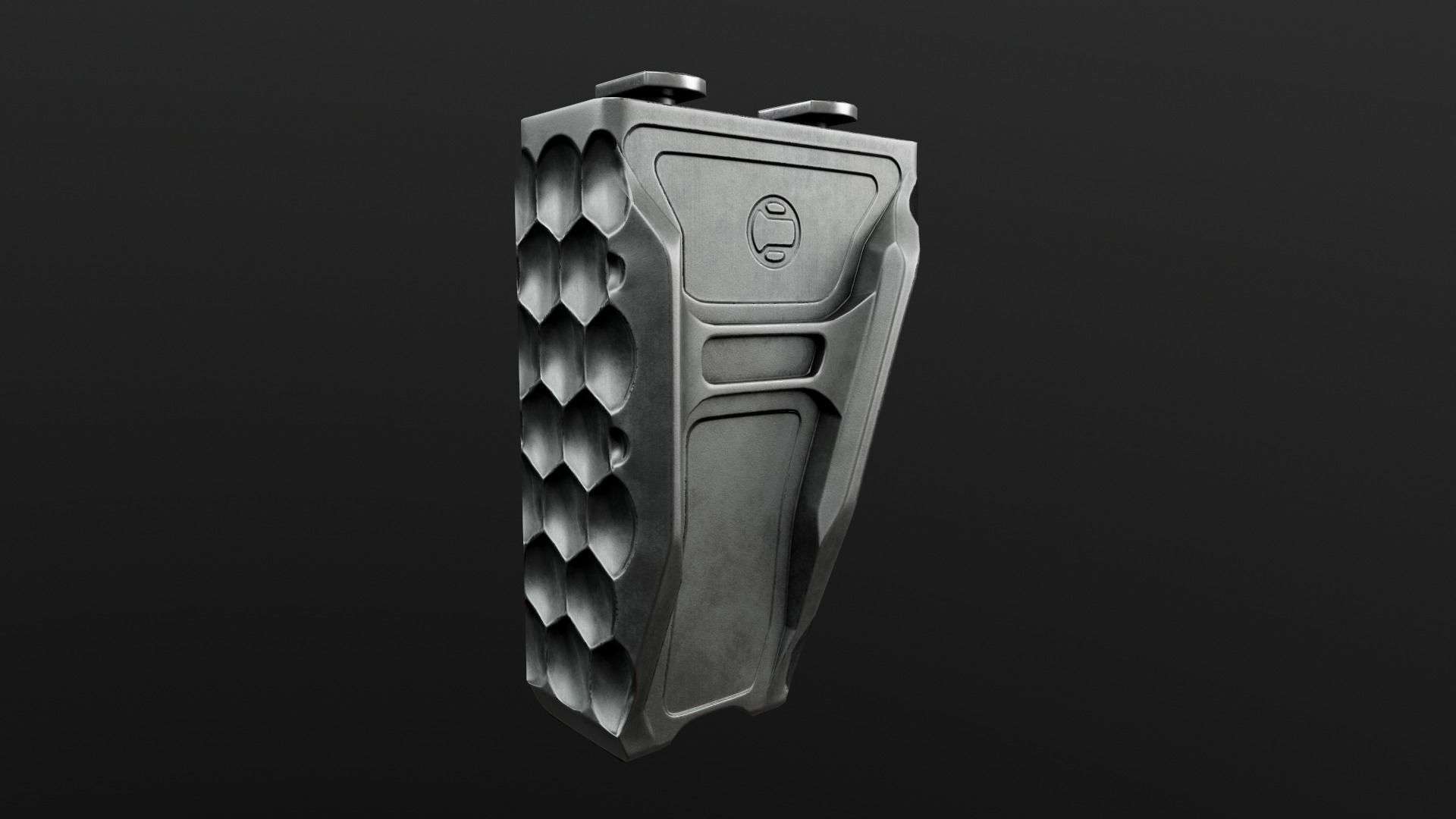 Railscales Anchor MLOK Vertical Grip Low-poly 3D model_25