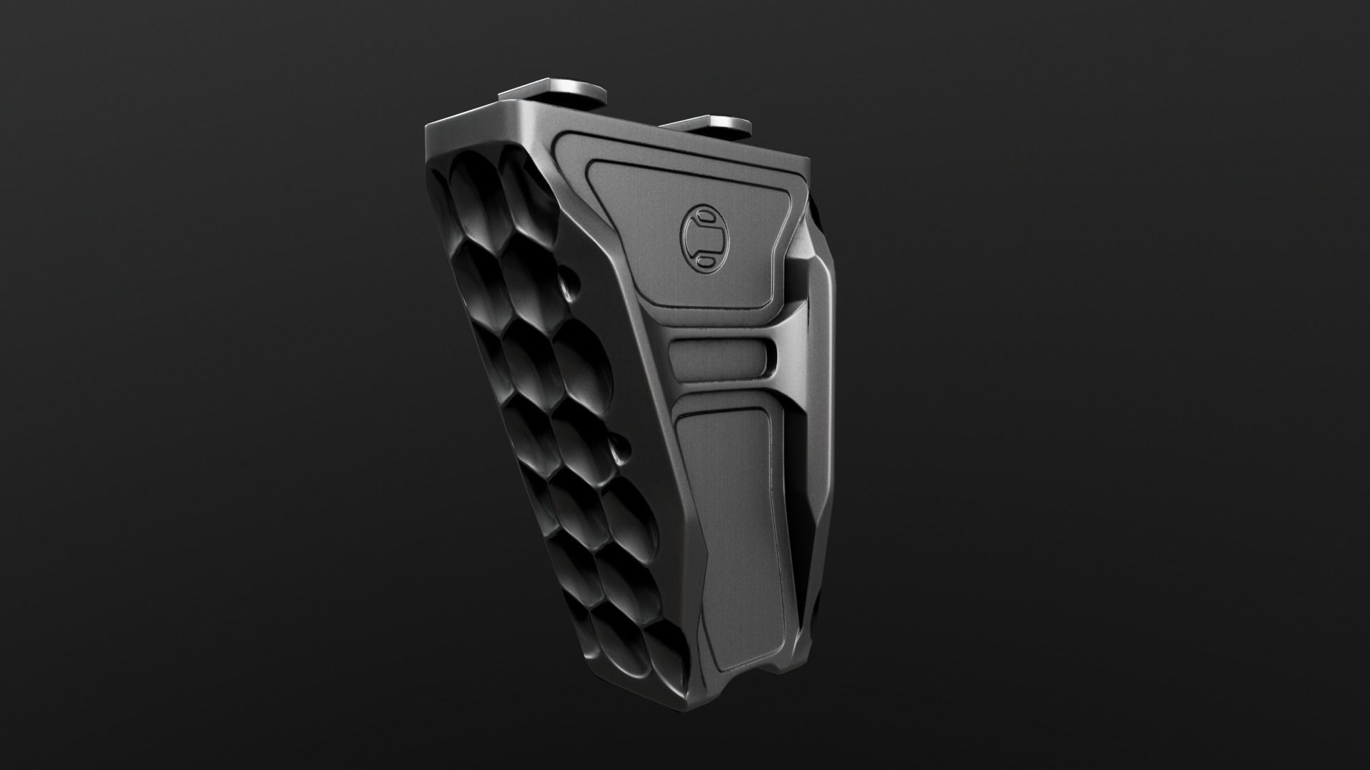 Railscales Anchor MLOK Vertical Grip Low-poly 3D model_15