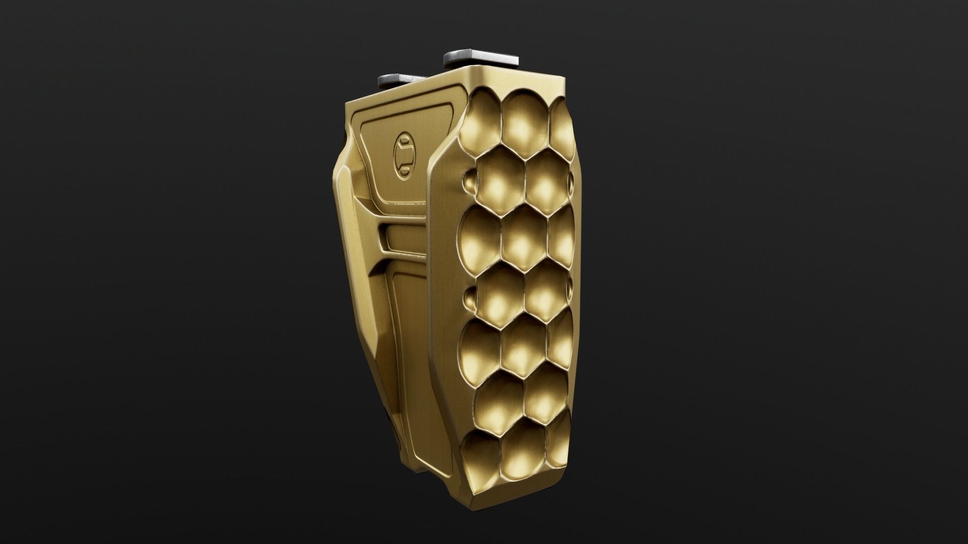 Railscales Anchor MLOK Vertical Grip Low-poly 3D model_20