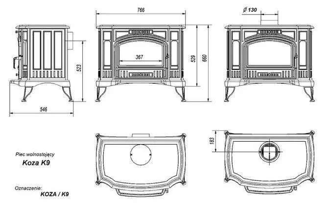 cast iron stove Free 3D model