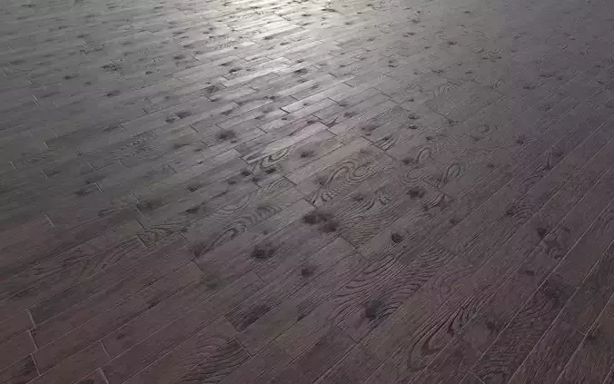Wood Floor - Parquet Low-poly 3D model