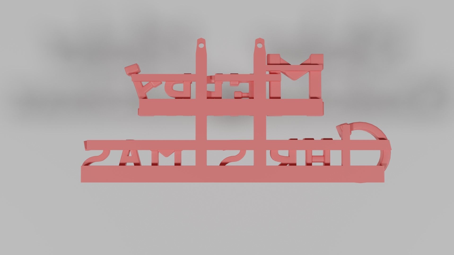 MERRY CHRISTMAS 3D print model_2