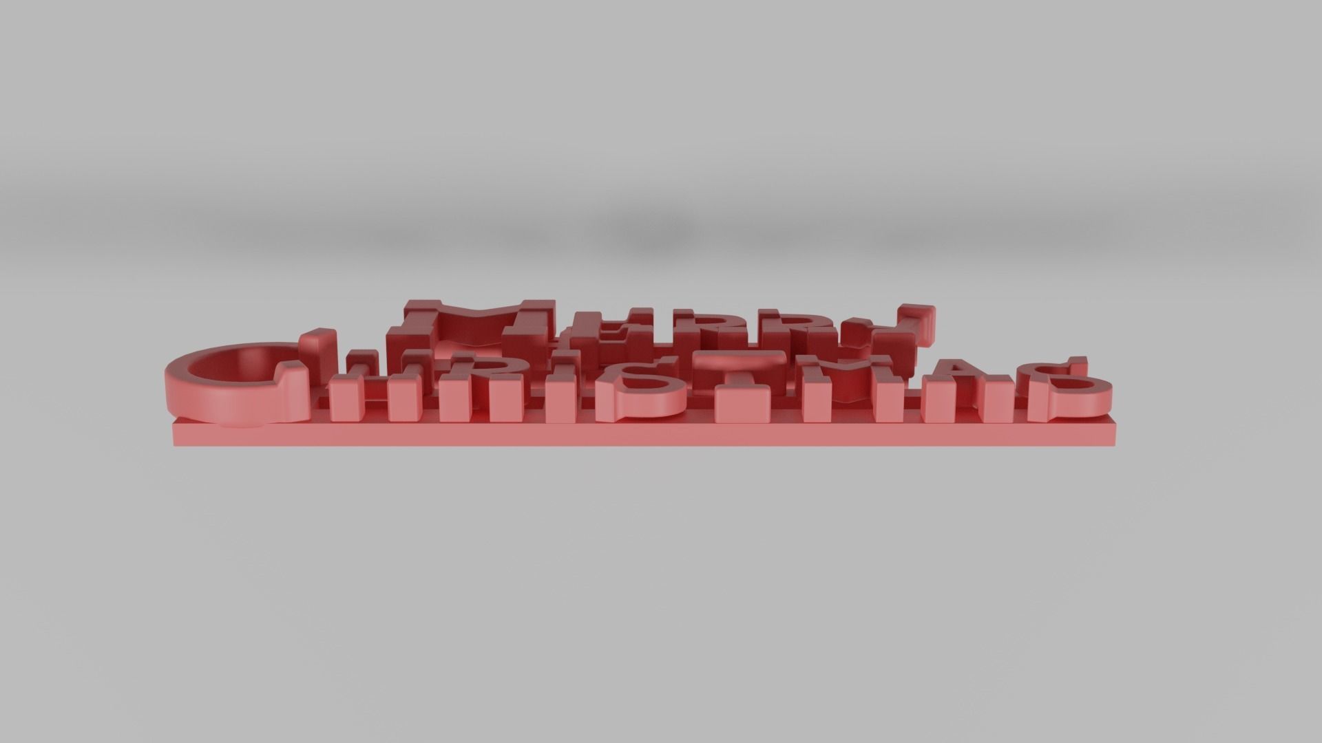 MERRY CHRISTMAS 3D print model_3