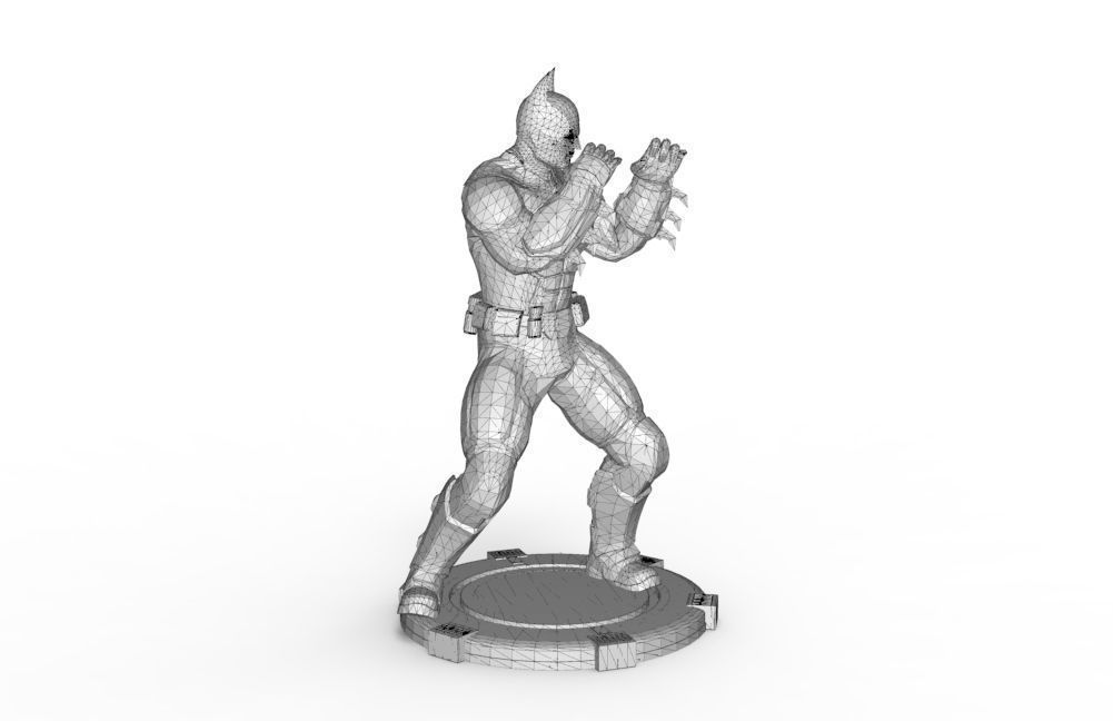 Batman - Illegal Elbow Punch 3D print model_18