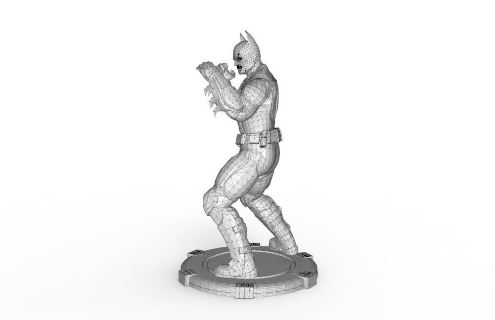 Batman - Illegal Elbow Punch 3D print model_12