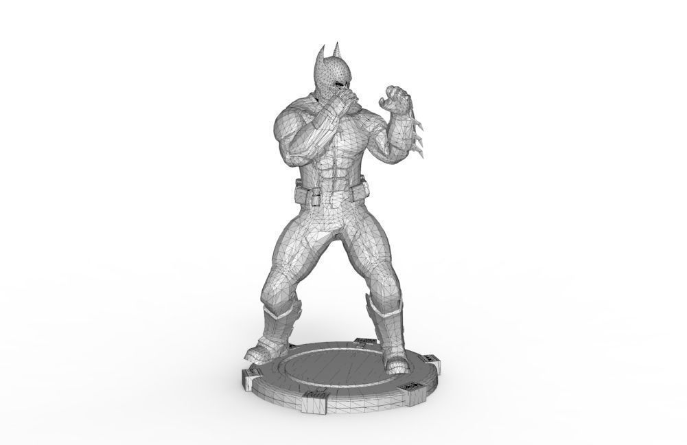 Batman - Illegal Elbow Punch 3D print model_19