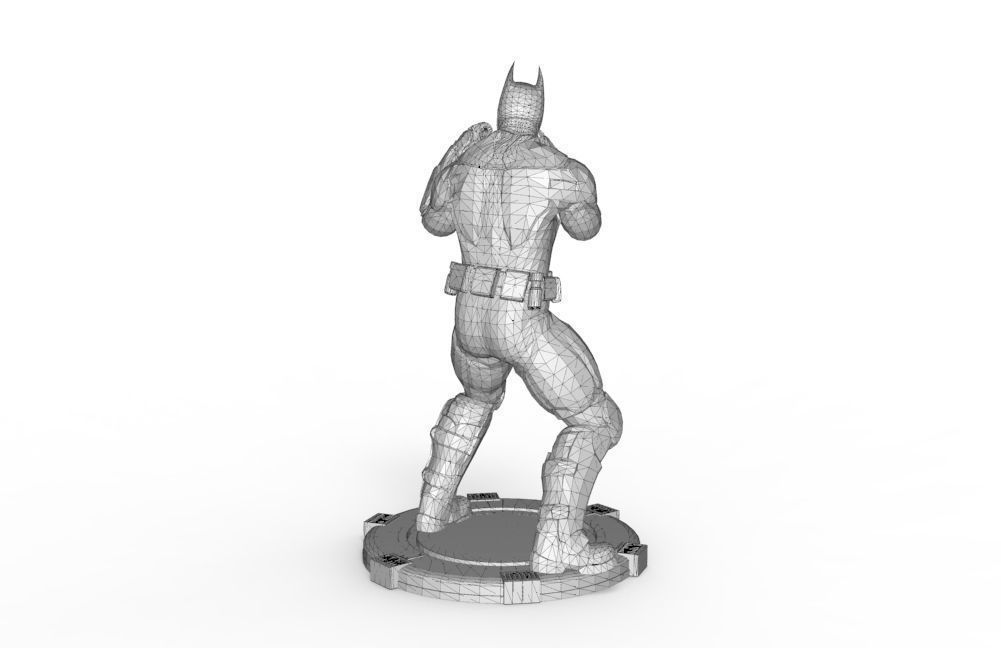 Batman - Illegal Elbow Punch 3D print model_15