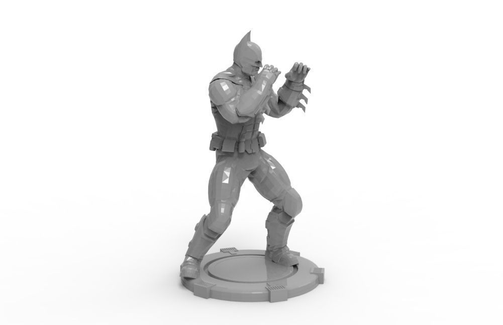 Batman - Illegal Elbow Punch 3D print model_8