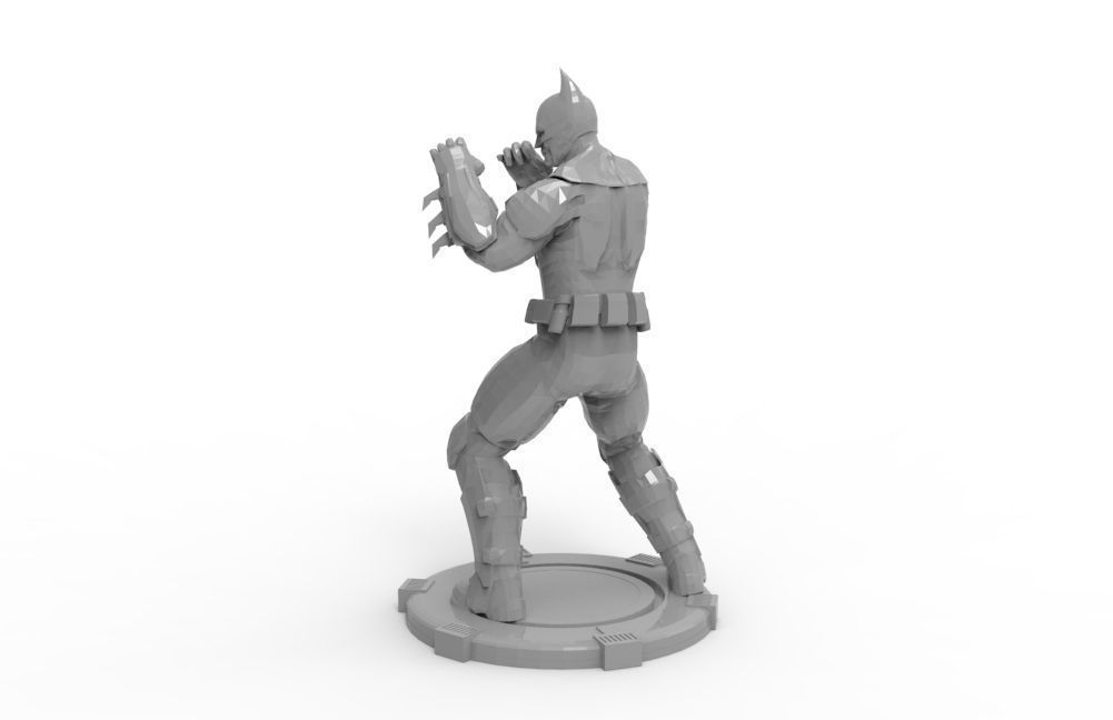 Batman - Illegal Elbow Punch 3D print model_3
