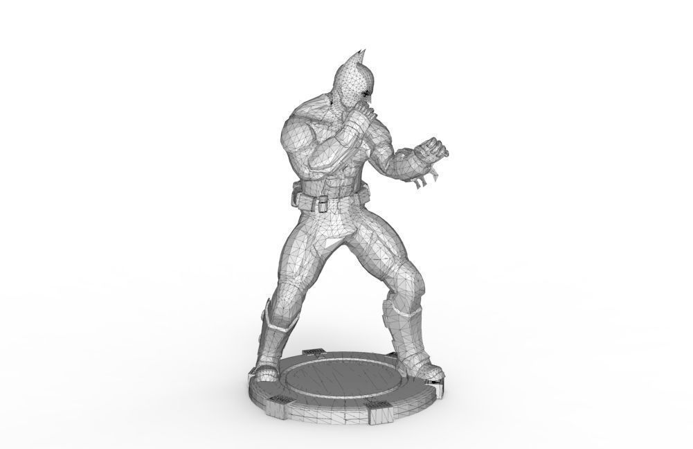 Batman - Knee Jabs To Uppercut 3D print model_18