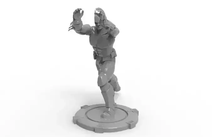 Batman - Knee Jabs To Uppercut 3D print model