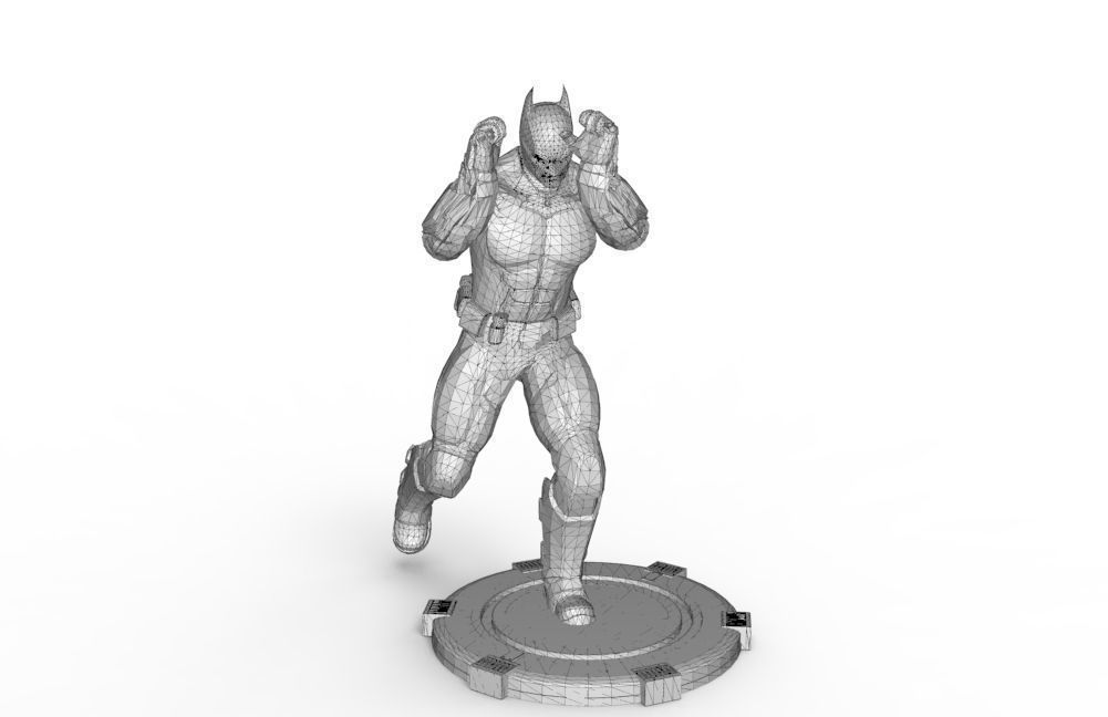 Batman - Knee Jabs To Uppercut 3D print model_11