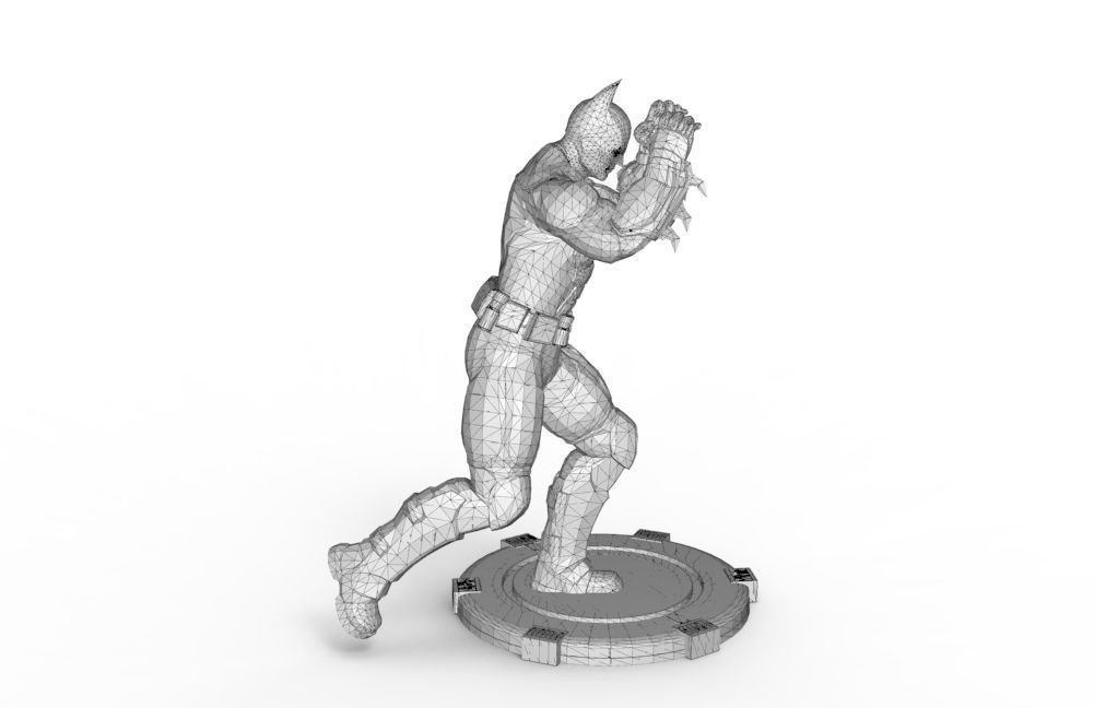 Batman - Knee Jabs To Uppercut 3D print model_18
