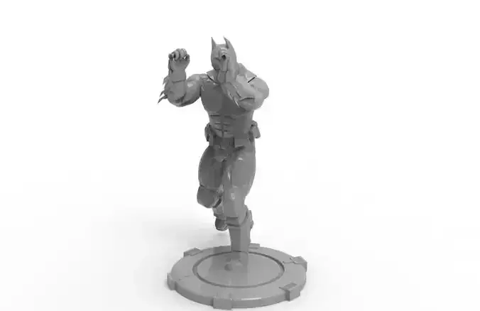Batman - Knee Jabs To Uppercut 3D print model