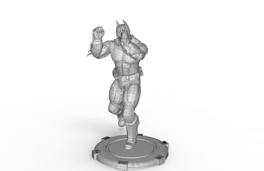 Batman - Knee Jabs To Uppercut 3D print model_10