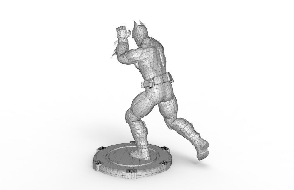 Batman - Knee Jabs To Uppercut 3D print model_14