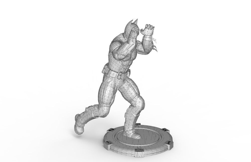 Batman - Knee Jabs To Uppercut 3D print model_19