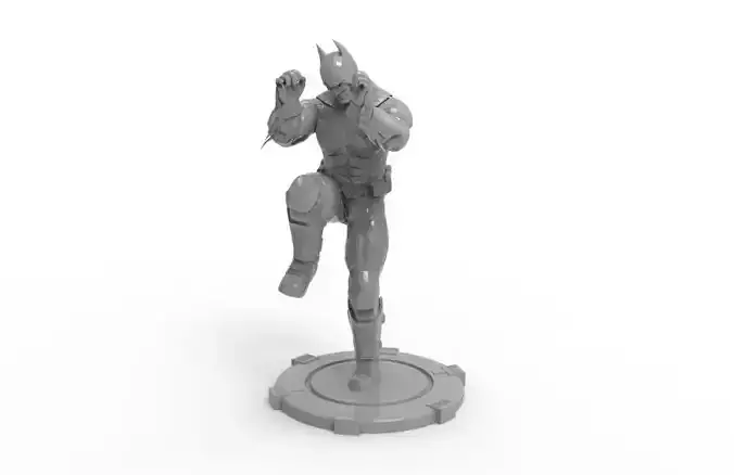 Batman - Knee Jabs To Uppercut 3D print model