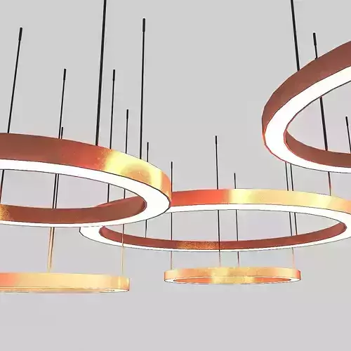 3D Circle Lamp Set