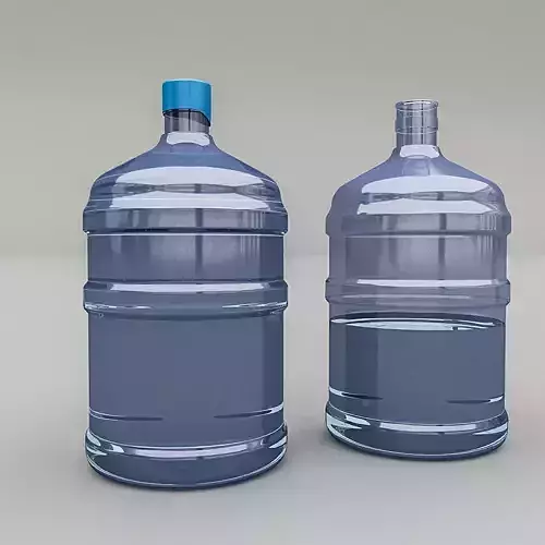 3D Carboy Model two water bottles - two water bottles
