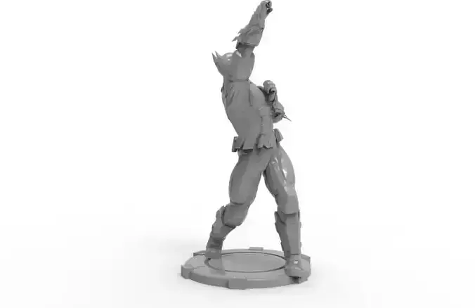 Batman - Knee Jabs To Uppercut 3D print model