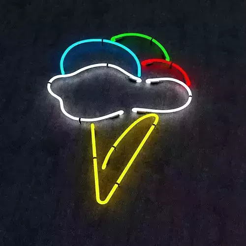 Ice Cream Neon Sign