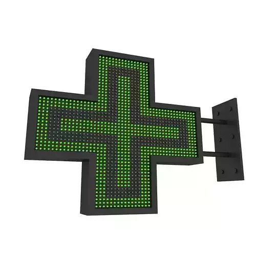 Pharmacy Sign 3D model