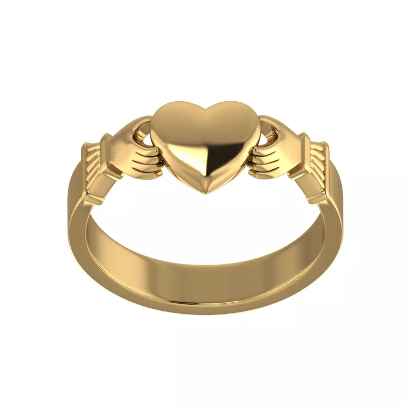 claddagh ring 3D print model