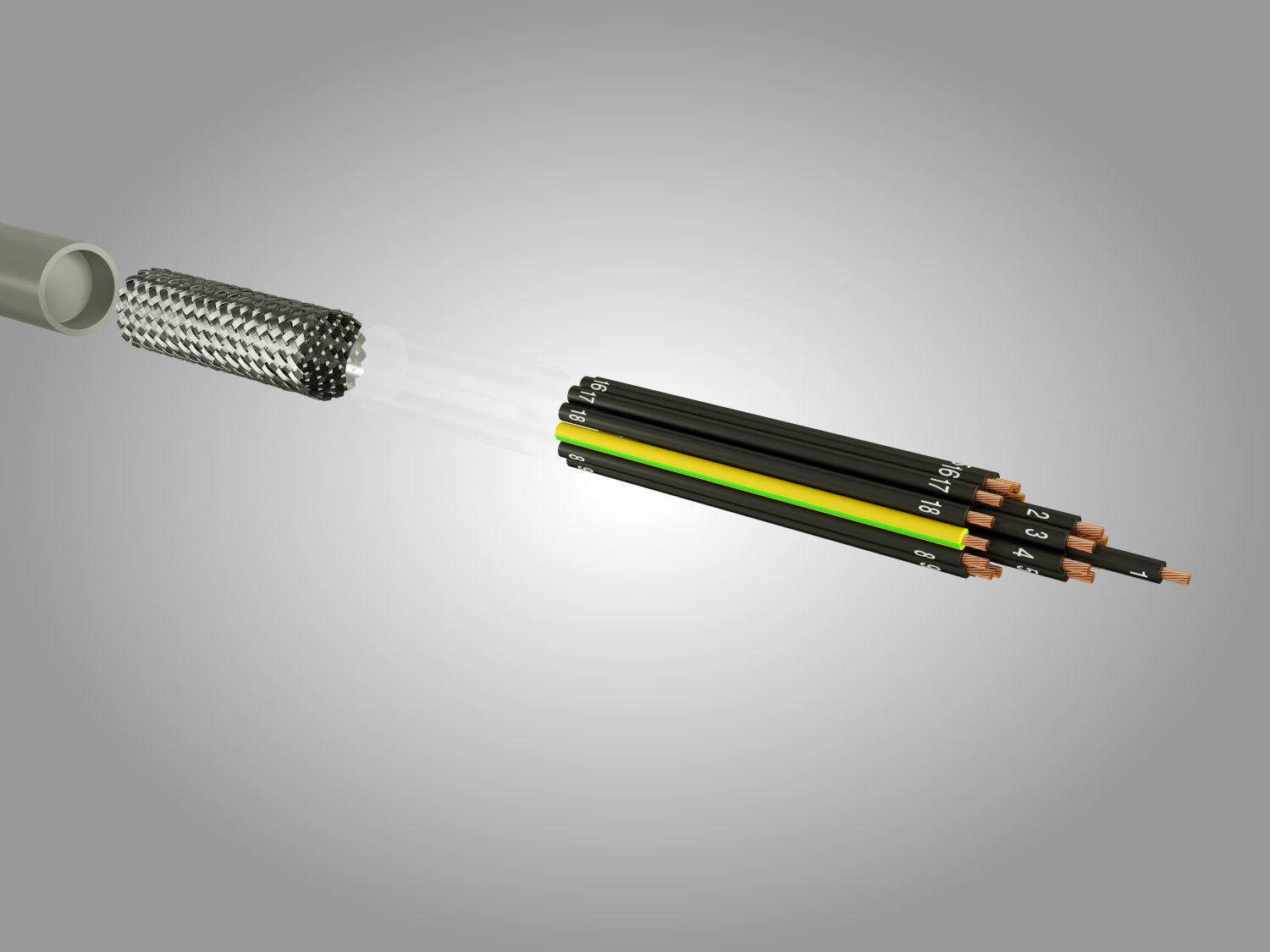 Control Cable yslcy jz 3D model_5