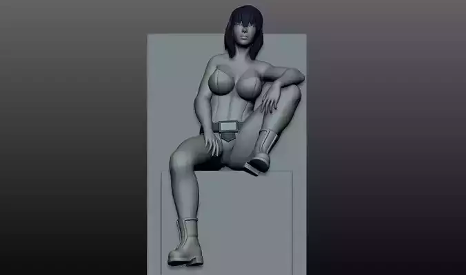 Motoko- ghost in the shell  3D print model