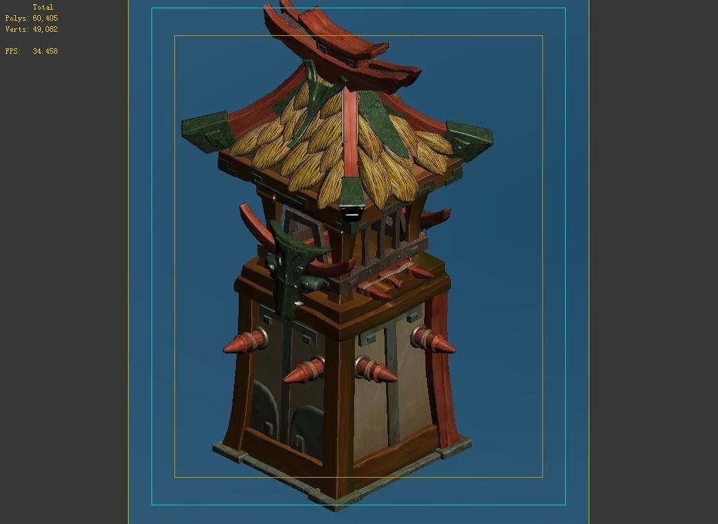 Game City - Station - Sentinel 35 3D model_3