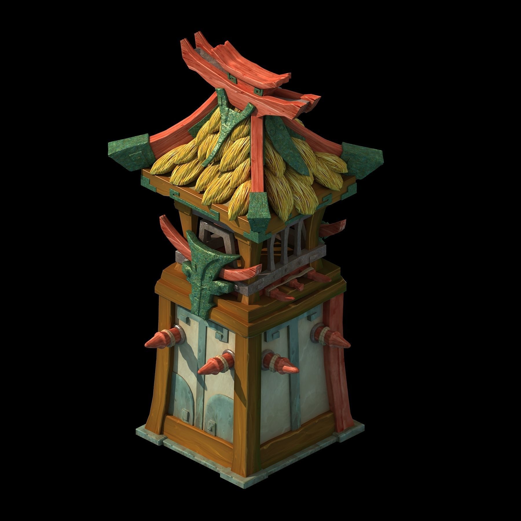 Game City - Station - Sentinel 35 3D model_1